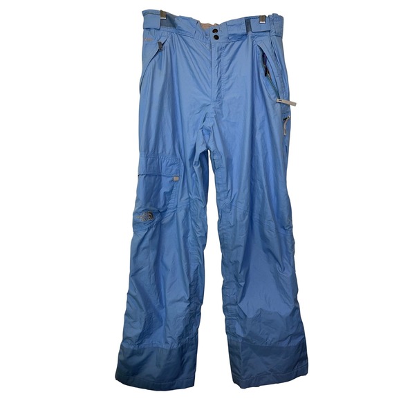 The North Face Womens Hyvent Light Blue Ski Snow Pants Insulated Large - Picture 1 of 9